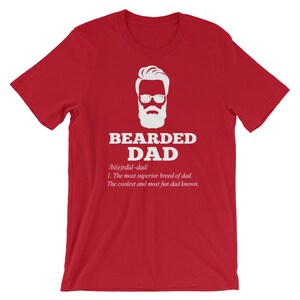 Barbed Dad Definition Bearded Dad Cadeau Pour papa Father Day Famille Premium Unisex T-Shirt image 7