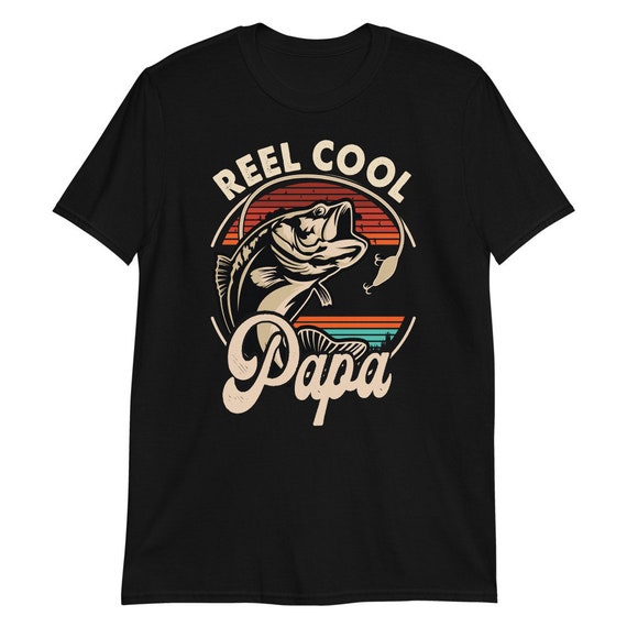 Reel Cool Papa Shirt.grandpa Fishing. Fishing Dad. Papa Fisherman Retro  Vintage Reel Cool Short-sleeve Unisex T-shirt -  Canada