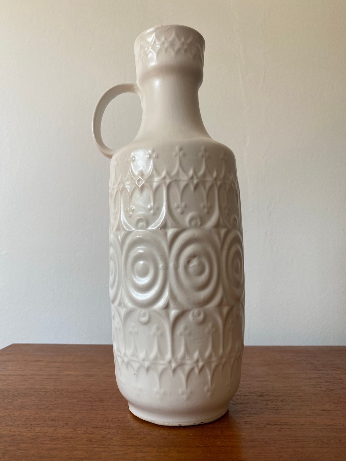 Vase with handle Style of M. Frey for Kaiser Germany Etsy