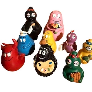 Mini Figurine Métal Barbapapa - Scène Lecture Enfants - Leblon-Delienne