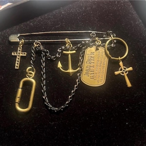 Jean Paul Gaultier Safety Pin - Etsy