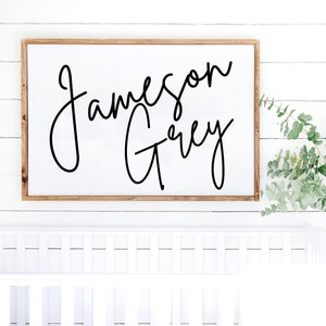 Nursery Name Decor Printable, Custom Name Sign Print, Child's Name Print, Baby Name Download, Kids Room Name Printable, Baby Name Printable