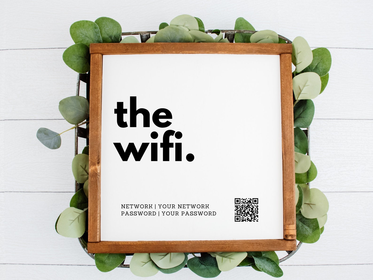 Give fast access to free WiFi with QR codes