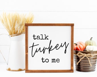 Holiday Print, Thanksgiving Printable Sign, Farmhouse Thanksgiving Print, Turkey Printable, Thanksgiving PNG