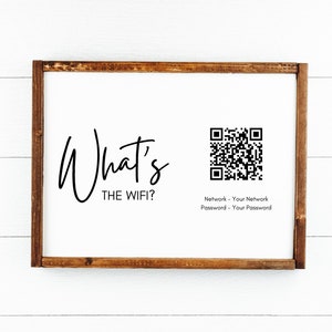 Wifi Password Sign, QR Code Wifi Sign, QR Wifi, Wifi Sign, Wifi Password Sign Printable, Wifi Qr Code, Wifi Qr, Wifi Qr Code Print