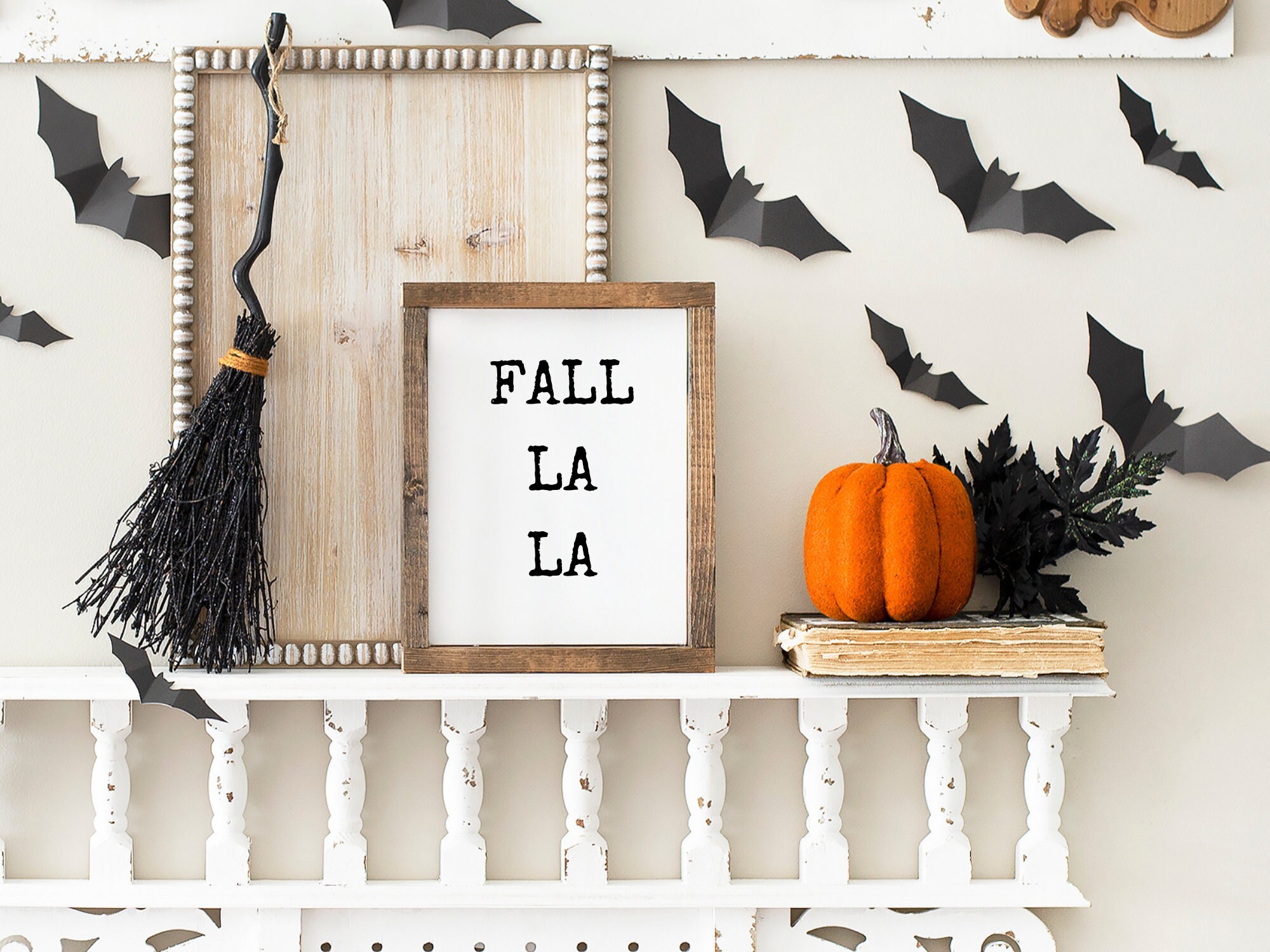October Sign Print Set of 4 Fall Printable Sign, Fall Decor, Funny Fall Prints, Halloween ...