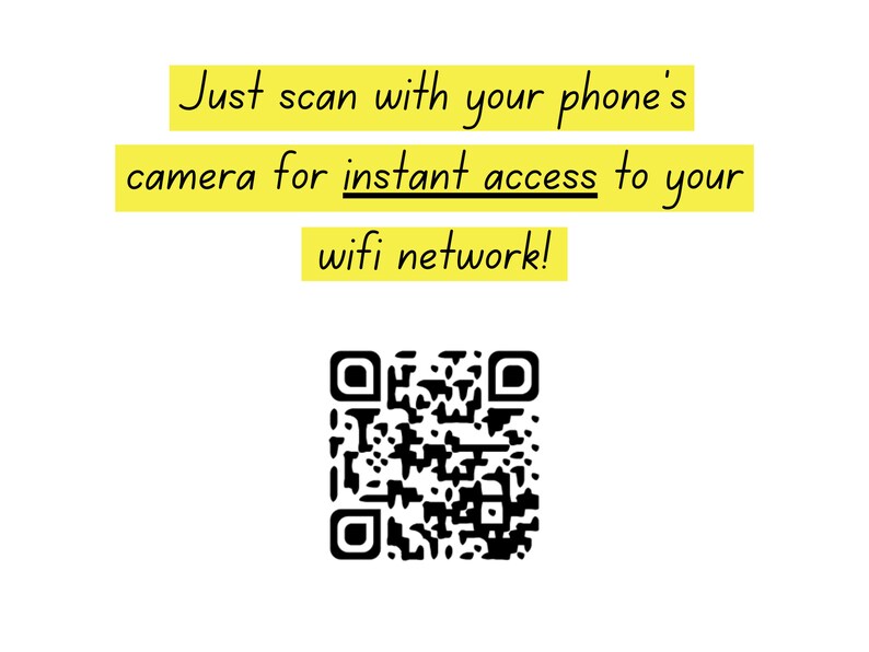 Wifi QR Scanner, Wifi Password Printable, Wifi QR Code Scanner, Wifi