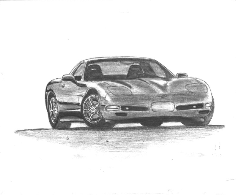 Three Print Set of Your Favorite Corvettes - Etsy UK