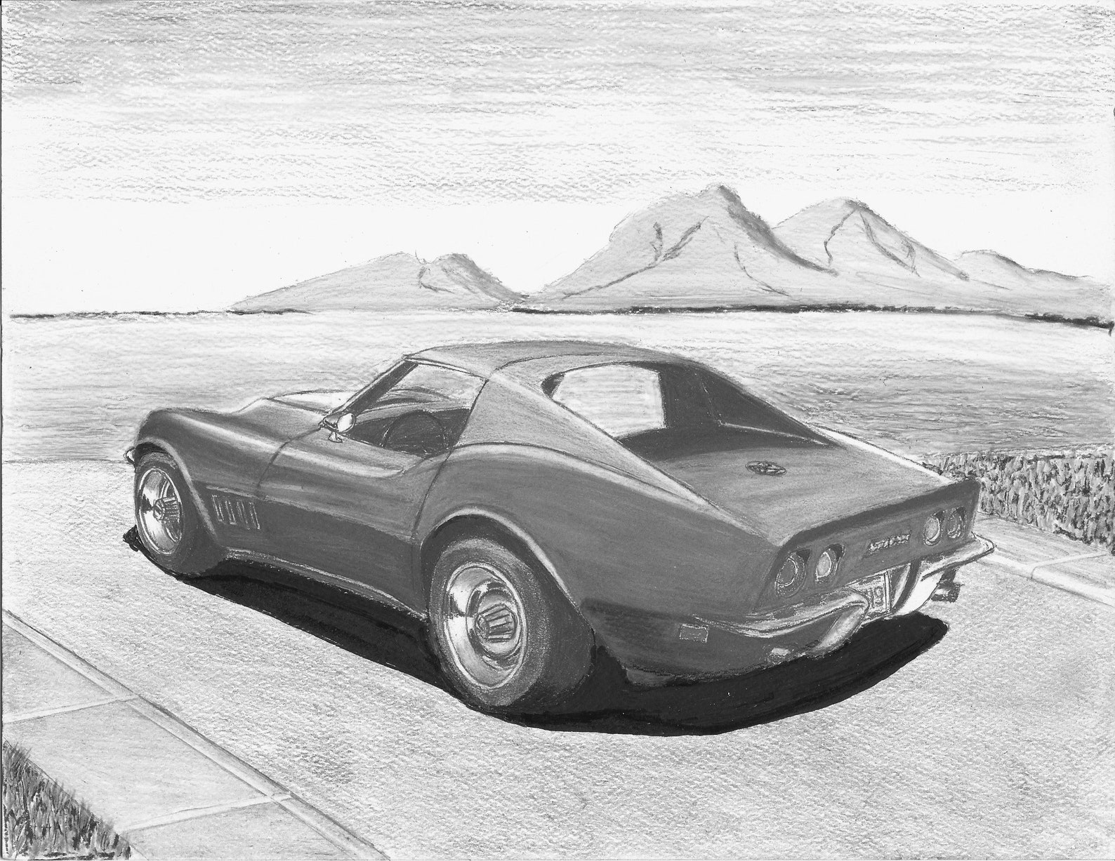 Three Print Set of Your Favorite Corvettes - Etsy UK