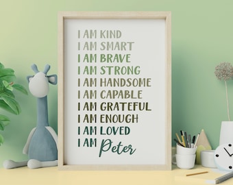 7-Year-Old Boy Gift Personalized Gift for Boys Custom Name Birthday Gift for Little Boy 7th Birthday Boy Custom Gift for Nephew Gift 100C