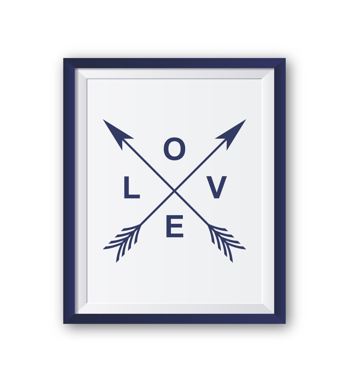 Navy Wall Decor Navy Arrows Navy Wall Prints Navy Wall Art Etsy