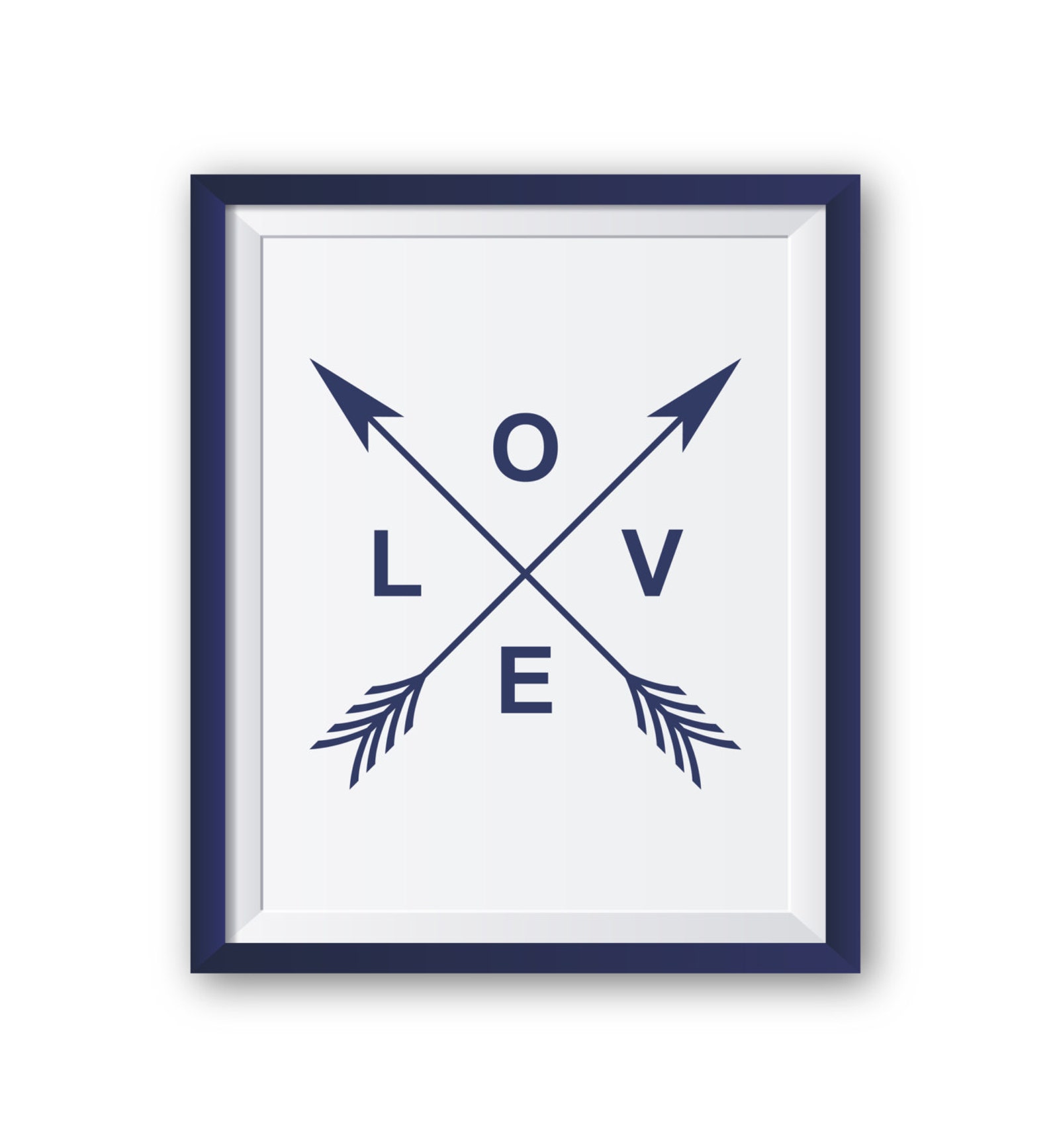 Navy Wall Decor Navy Arrows Navy Wall Prints Navy Wall Art Etsy