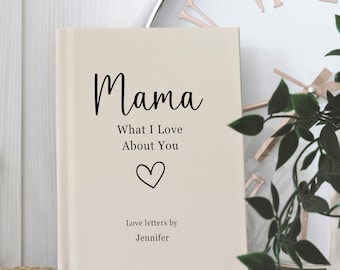 Personalized Journal Gift for Mom, Gift for Mama, Mother's Day Gift, Family Memories Notebook, Memory Journal Keepsake 02