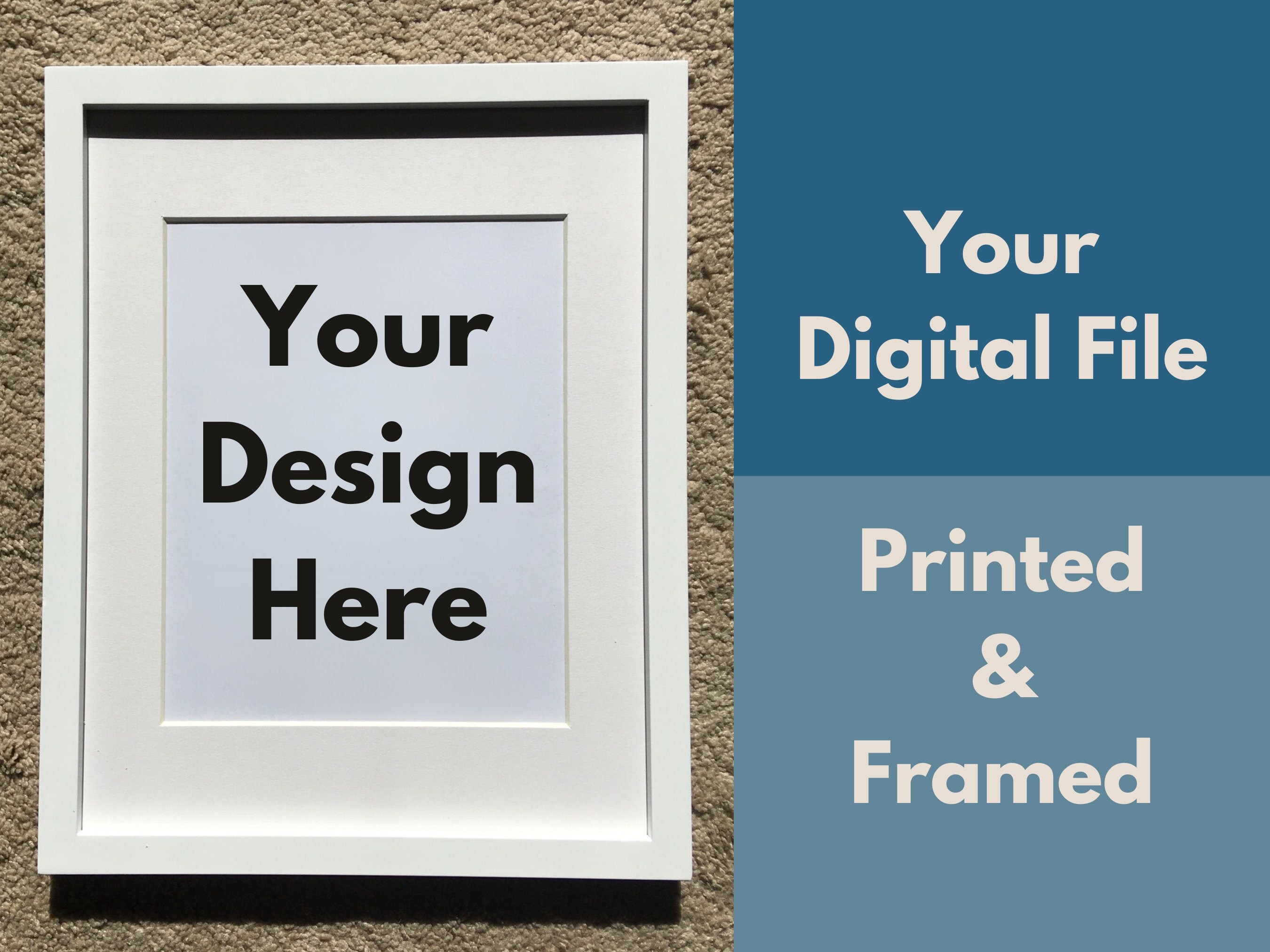 Print and Frame My Digital File Print My JPG Printing and Etsy