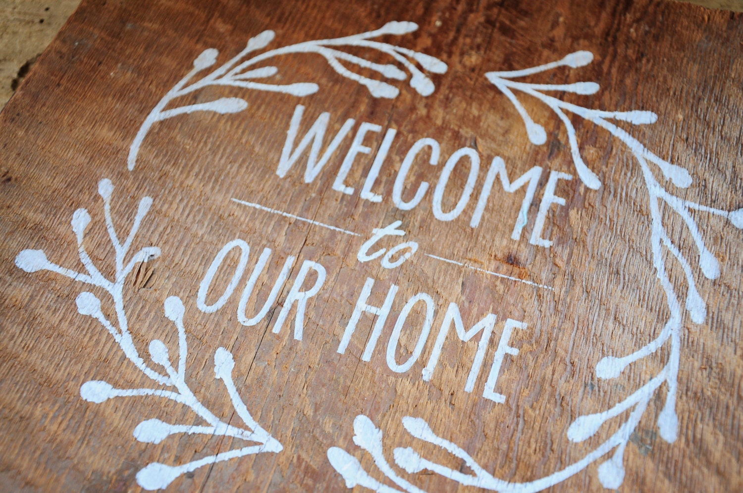 Welcome To Our Home Sign Entryway Sign Entry way Decor | Etsy