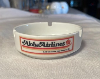 Aloha Airlines Hawaiian Hawaii Ashtray