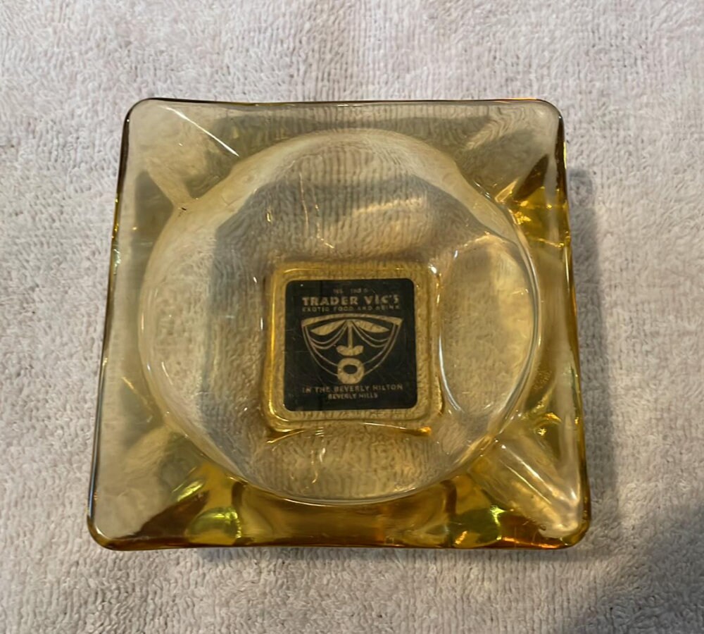 Trader Vics Ashtray Etsy