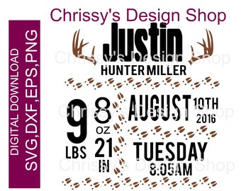 Download Deer Birth Svg Etsy
