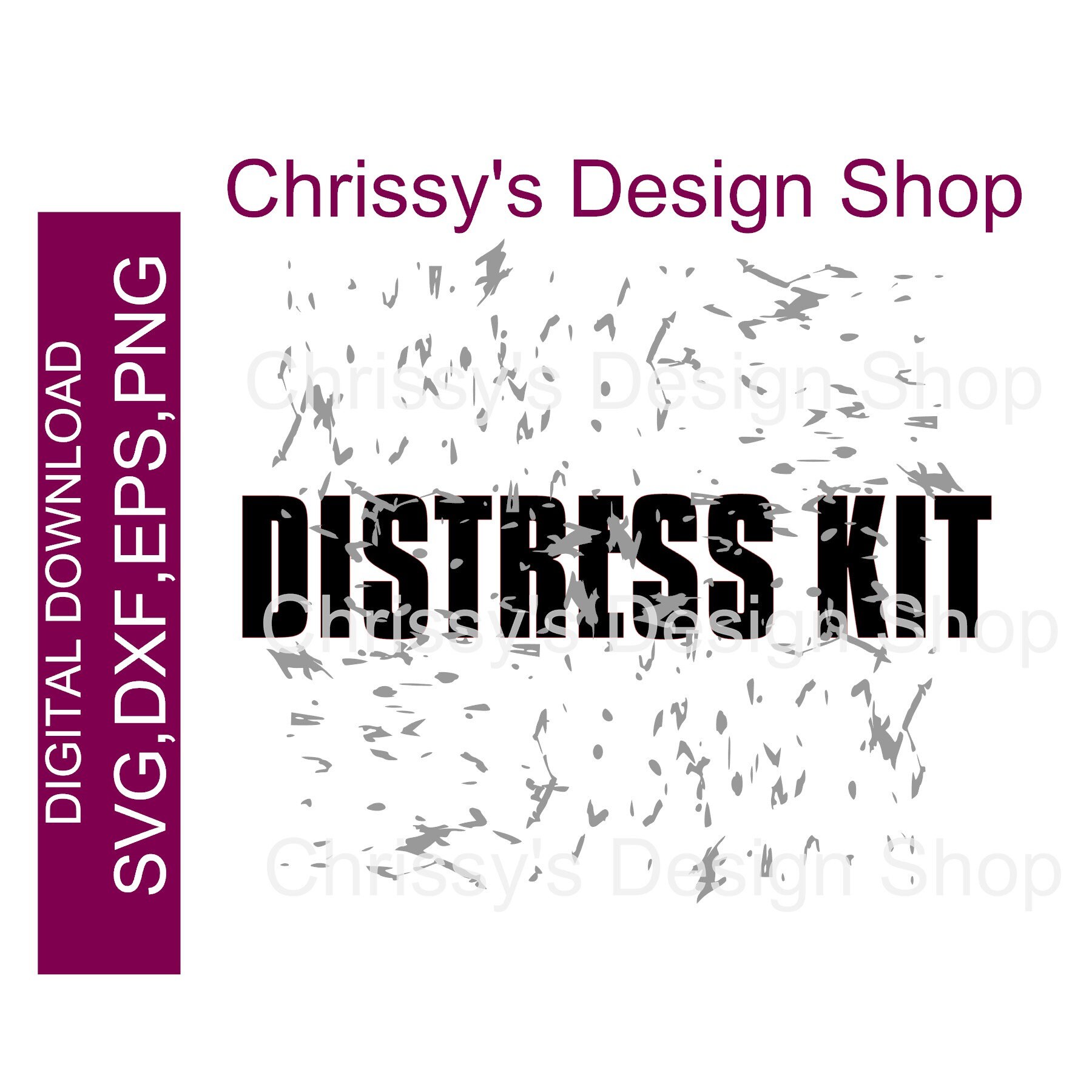 Download Distress Kit template for silhouette studio SVG included ...