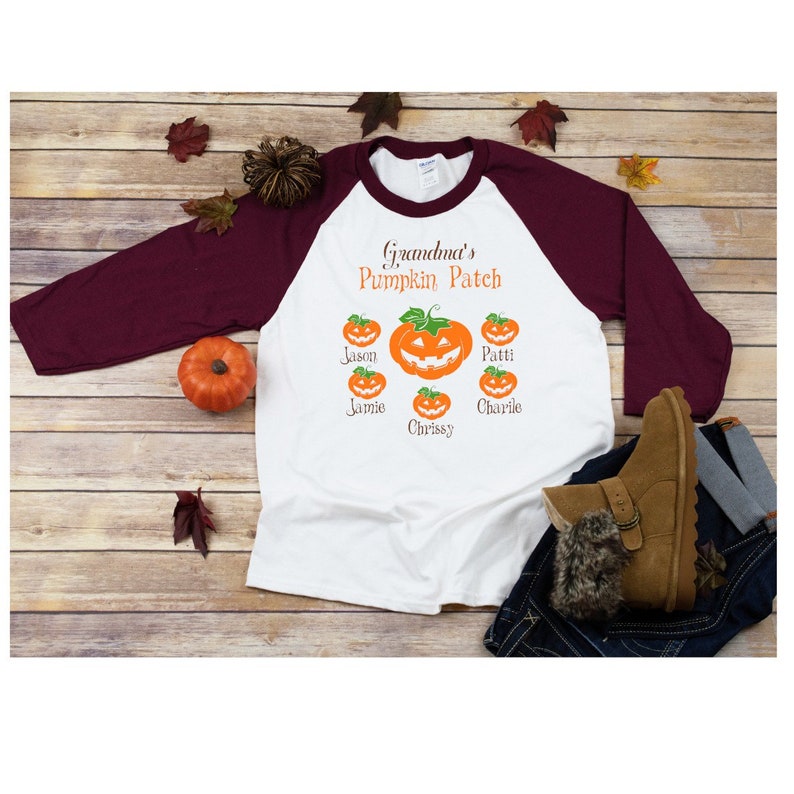 Download Grandmas pumpkin patch Halloween kids SVG cut design | Etsy