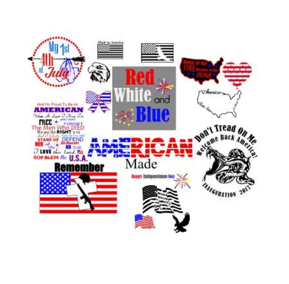 America The Beautiful Svg Bundle American Svg Bundle Svg Etsy