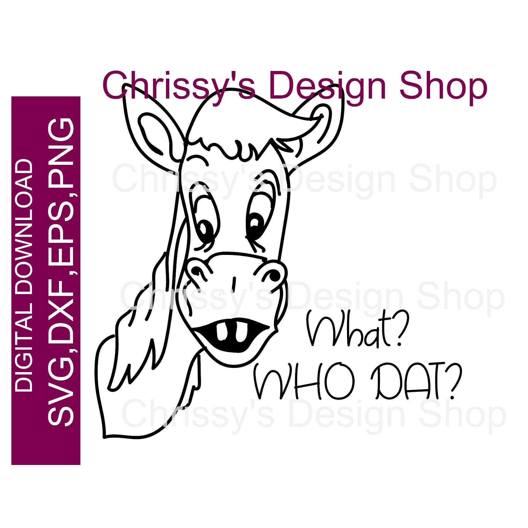 Download Silly Animal Line Art Horse Svg Line Art Horse Horse Svg Etsy
