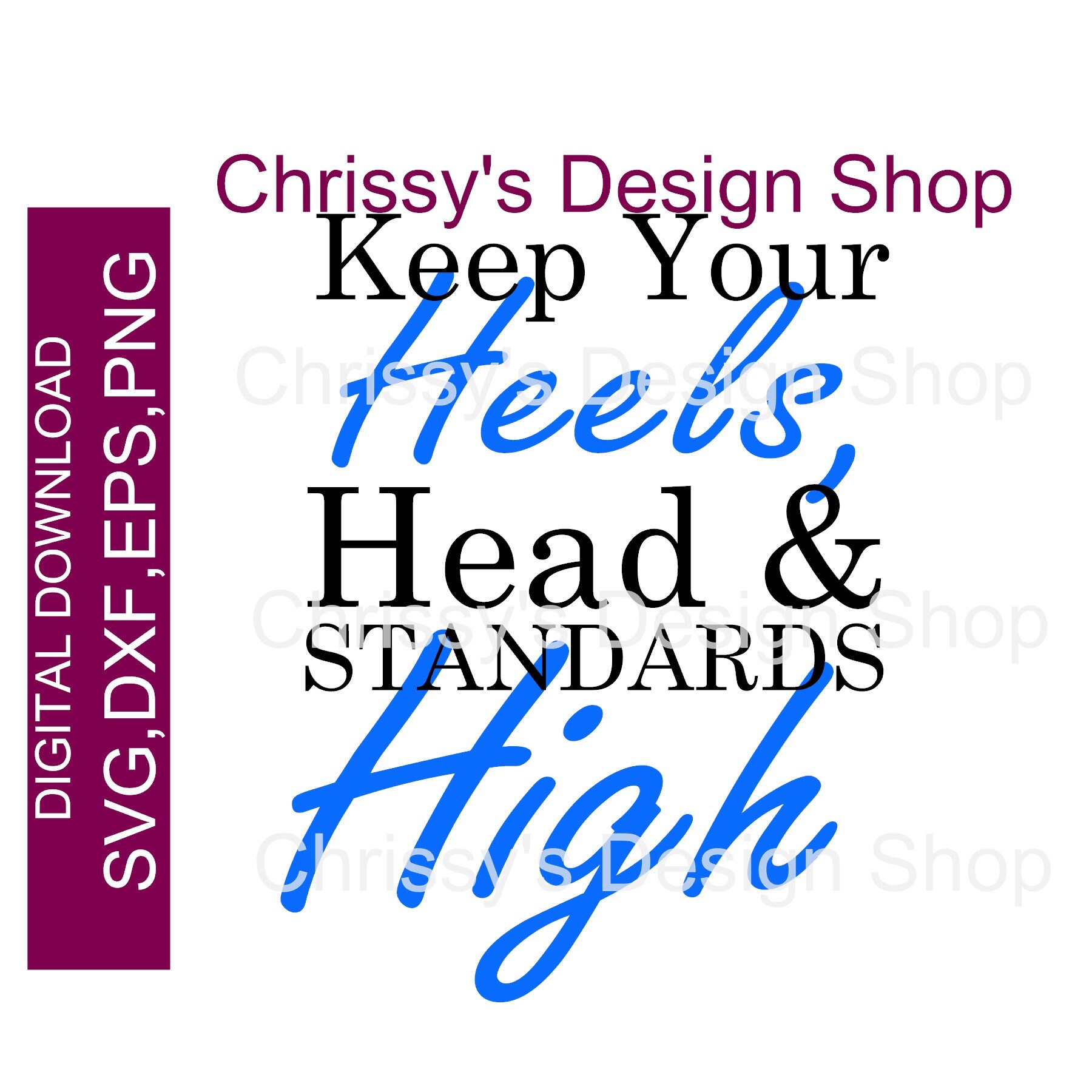 Inspirerende uw hakken dragen hoge SVG bestand knippen Etsy