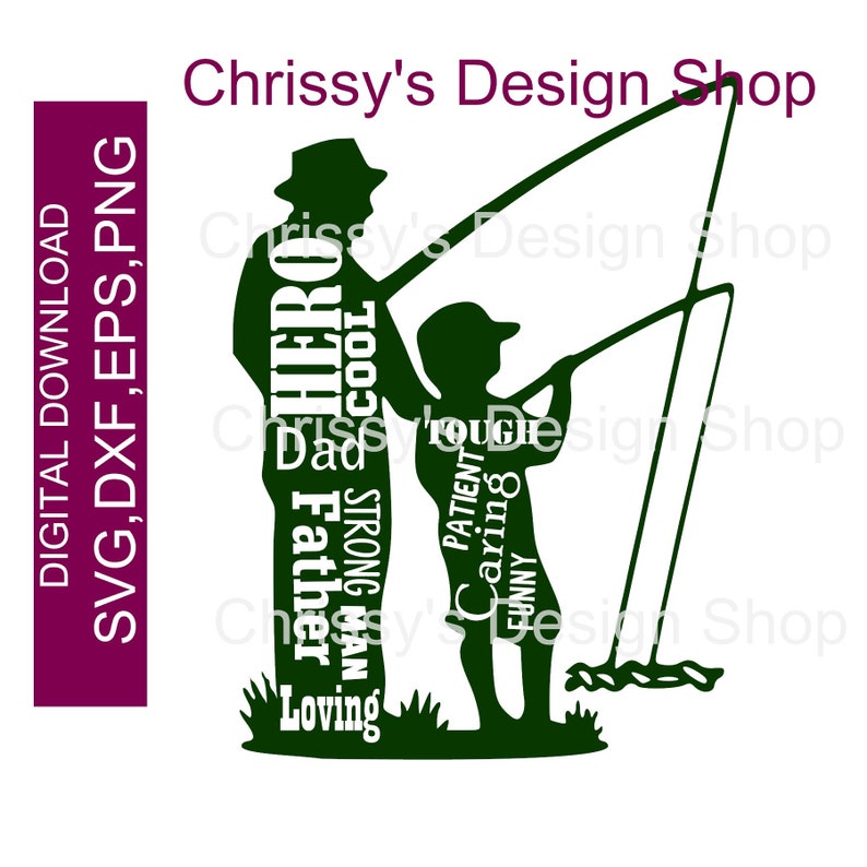 Free Free 269 Dad And Son Fishing Svg SVG PNG EPS DXF File