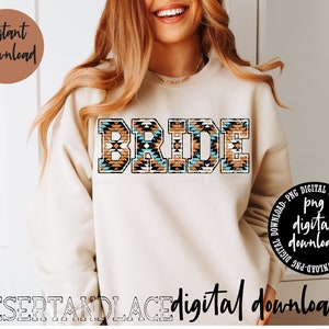 CREADOR ORIGINAL* Descarga digital PNG de novia azteca angustiada / Occidental / Fuente de la Universidad de la novia / Patrón azteca / Novia occidental / Novia