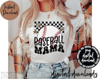 ORIGINAL CREATOR* Baseball Mama PNG digital download (distressed) | Sports | Baseball Mama | Mama shirts | Baseball png | Mama |