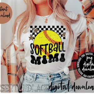 ORIGINAL CREATOR* Softball Mimi PNG digital download (distressed) | Softball l Mimi | Mimi shirts | Softball png | Mimi | Sports Mimi