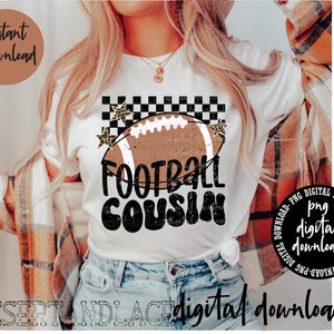 CRIADOR ORIGINAL* Download digital do primo de futebol PNG (angustiado) | Esportes | Primo do futebol | primo camiseta de <br> Entrega Rápida? Futebol png | Camisa família