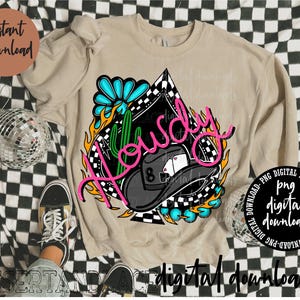 ORIGINAL CREATOR* Howdy Spade PNG Digitaler Download | Western | Western png | kariert | Kaktus | Muschel | Flammen | Cowboyhut | Westernkarte