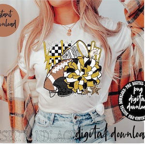 ORIGINAL CREATOR* Mom of Both Football and Cheerleading PNG digital download (distressed) | Sports | Sports Mama | Highschool sports | Mom