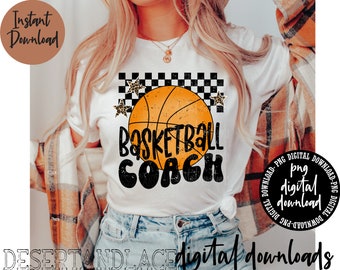 ORIGINAL CREATOR* Basketball Coach PNG digital download (distressed) | Basketball Coach | Coach shirts | Basketball png | Basketball Coach |