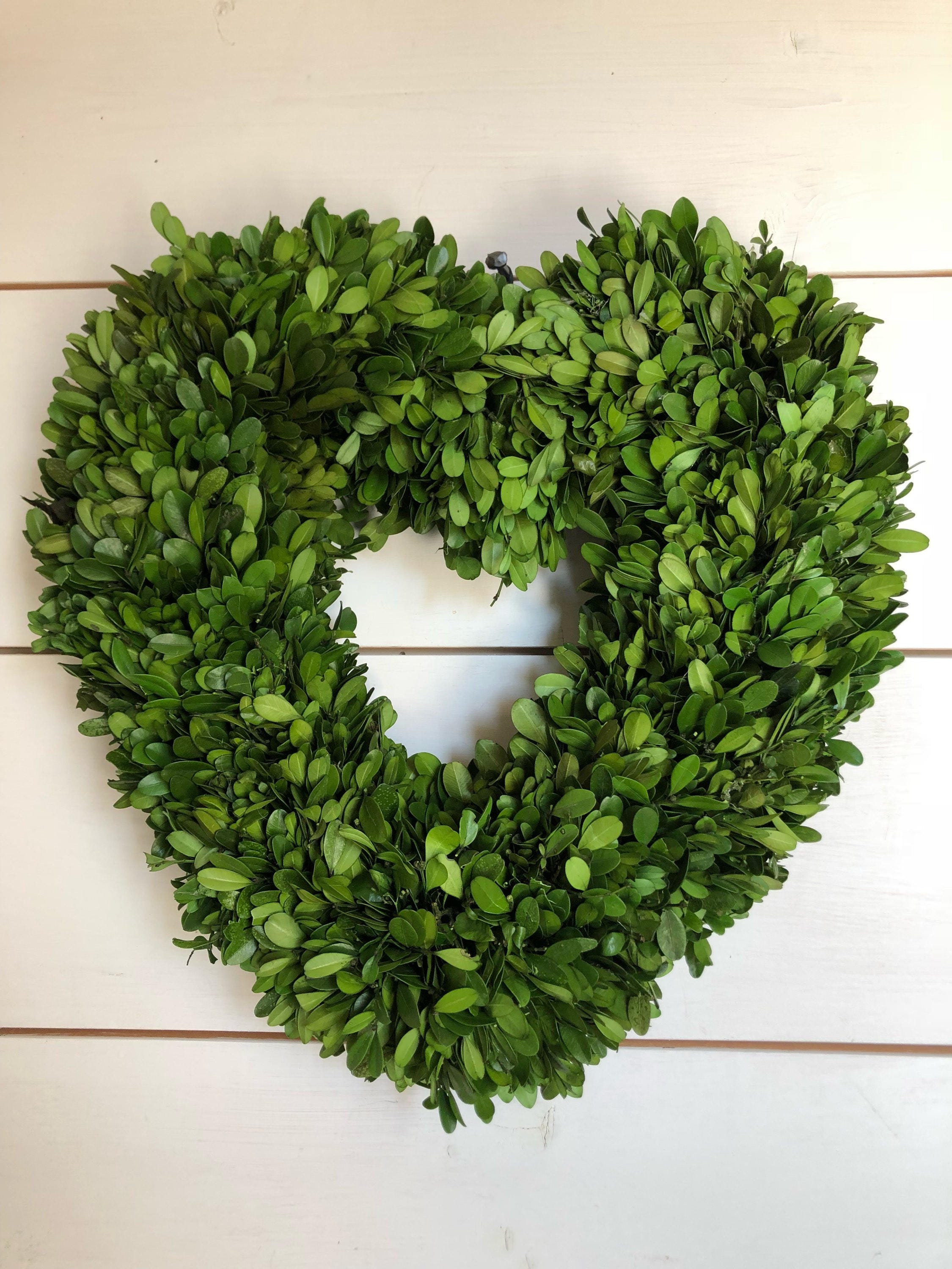 Heart Boxwood Wreath