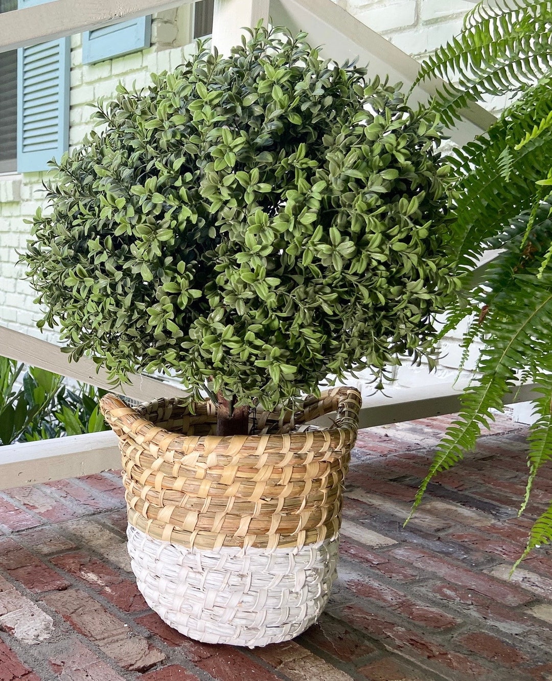 UV Boxwood, Boxwoods, Faux Boxwood, Plants, Greenery, Wedding Decor, Event Decor, Front Porch
