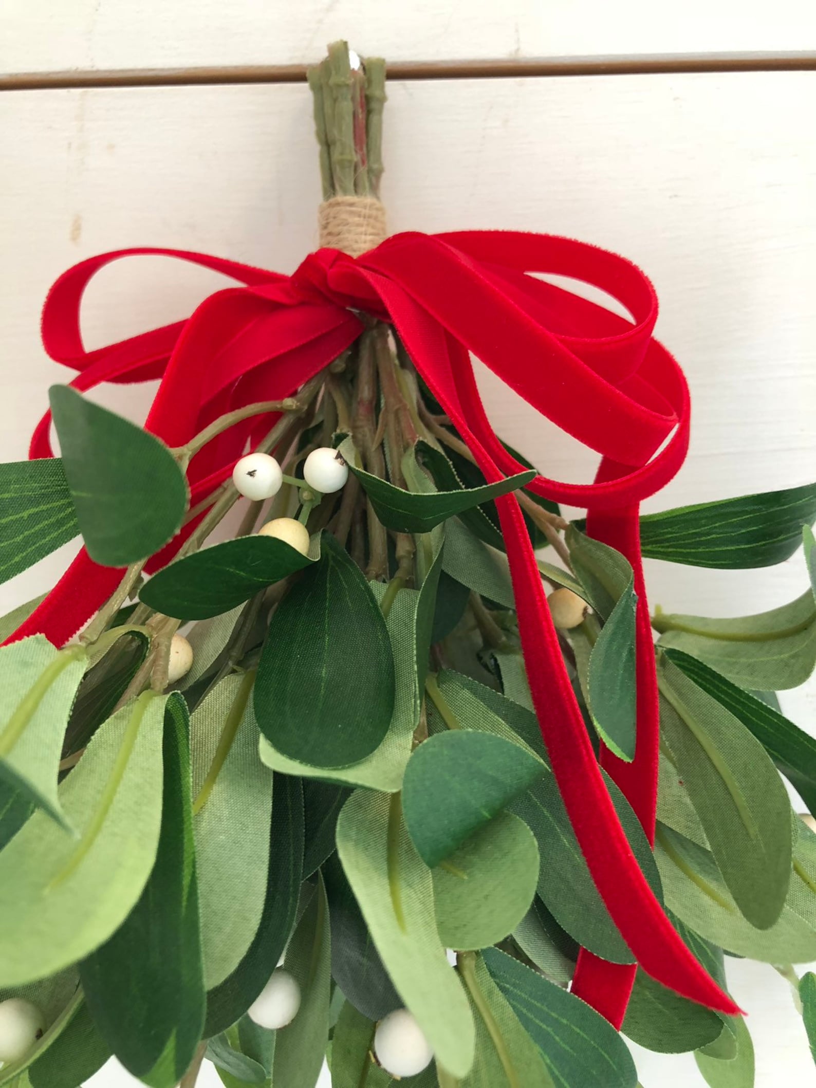 Mistletoe Christmas mistletoe farmhouse Christmas decor Etsy