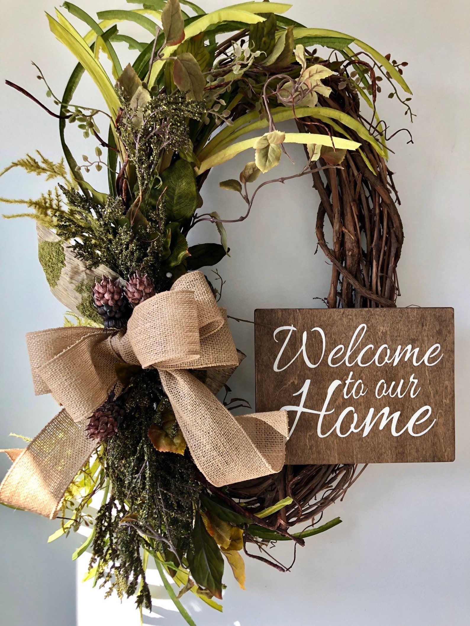 Extra large wreath large wreath oval wreath door wreath Etsy