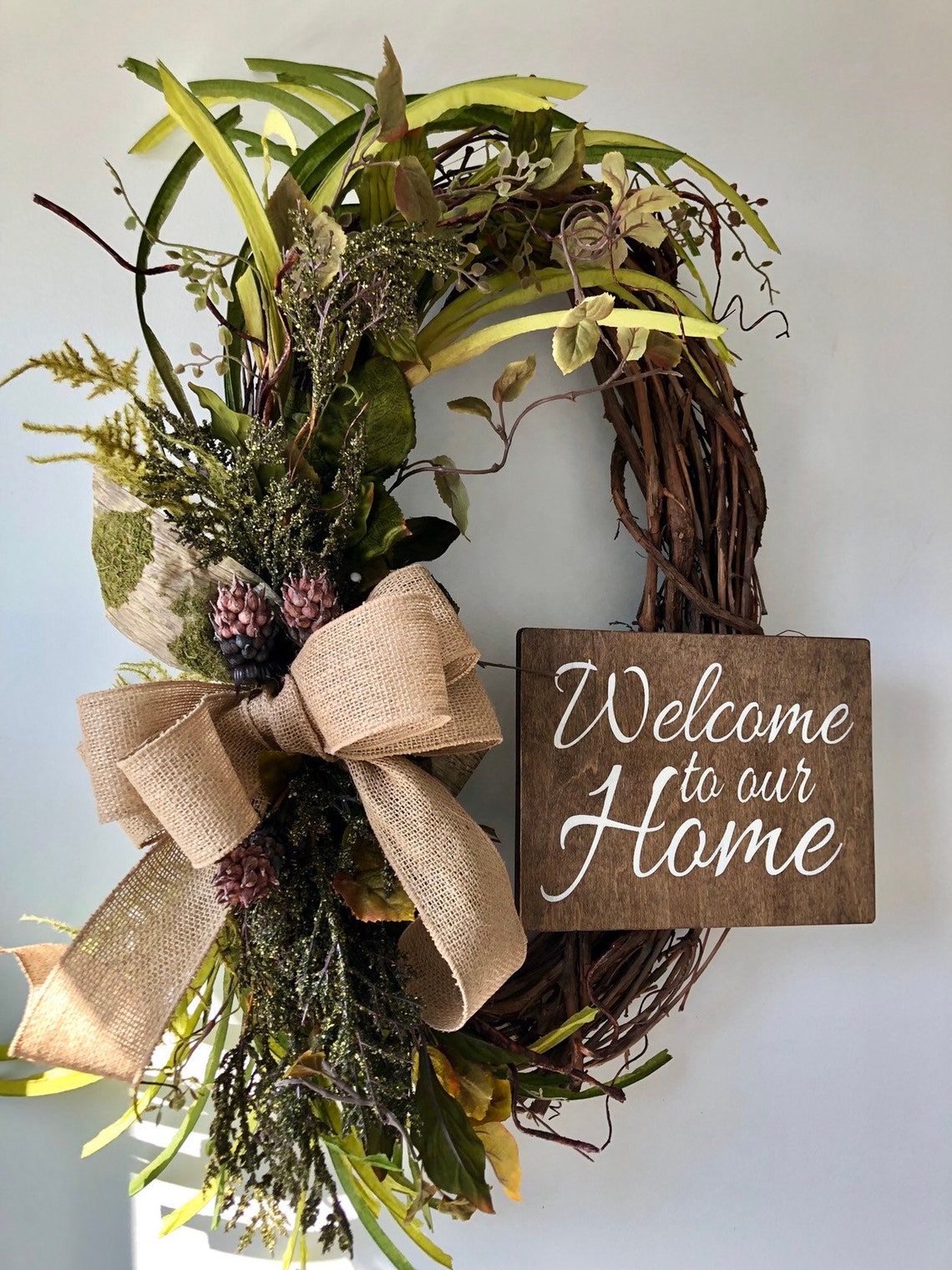 Extra large wreath large wreath oval wreath door wreath Etsy