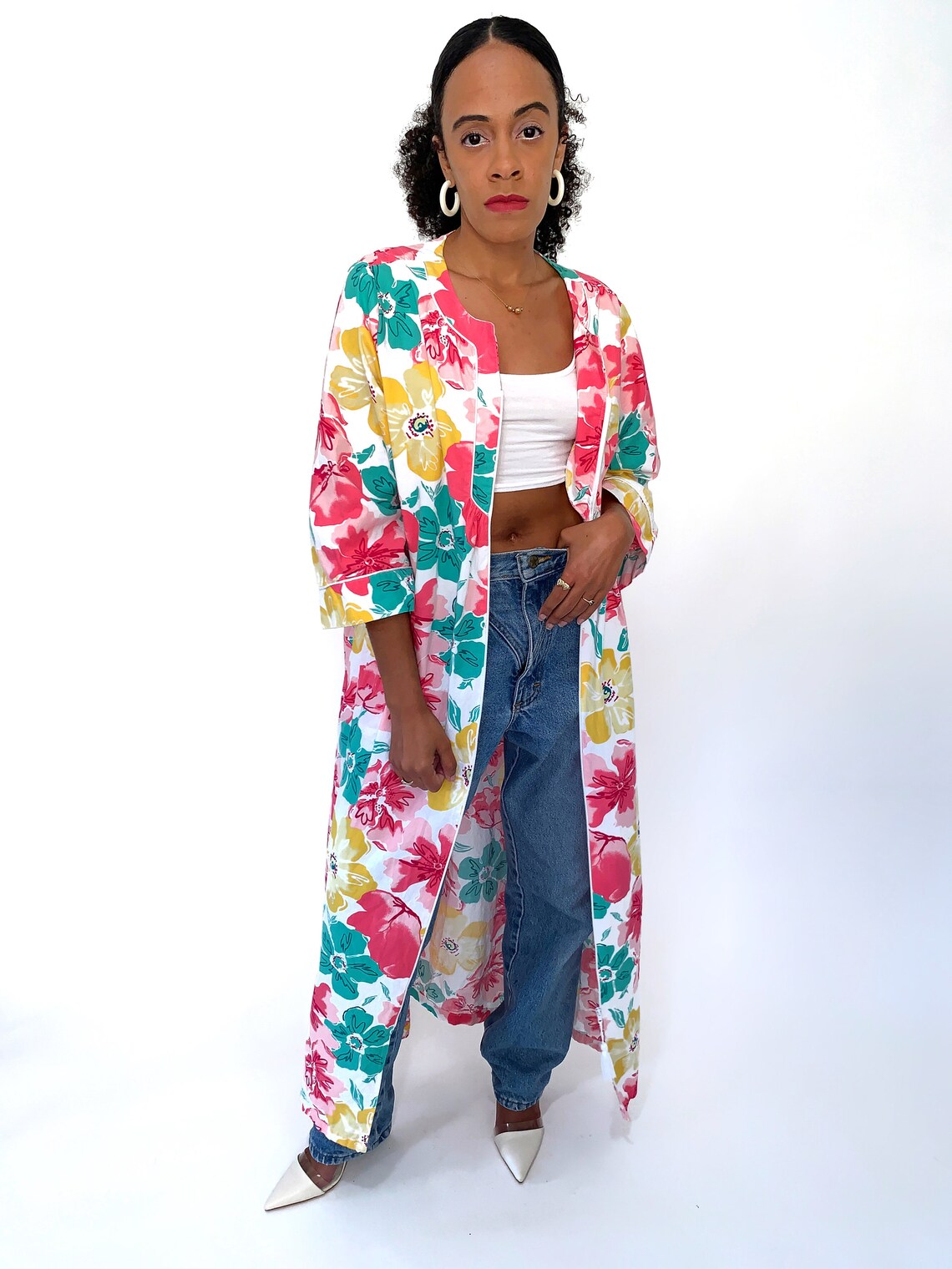 vintage duster robe