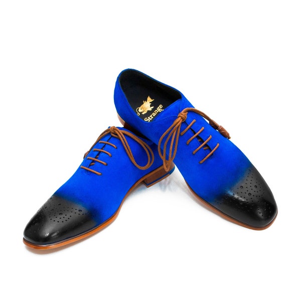 royal blue mens basketball shoes