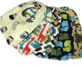 Baby Bibs, Baby Burp Cloths, diaper changing pad, owl minky, baby accessories, Burp rags, Minky Bibs, baby gift, baby shower gift