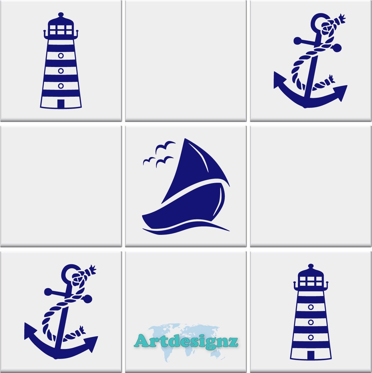 Bathroom Tile Sticker Tile Stickers Bathroom Wall Sticker Etsy UK