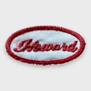 Vintage Patch Name Tag - Howard
