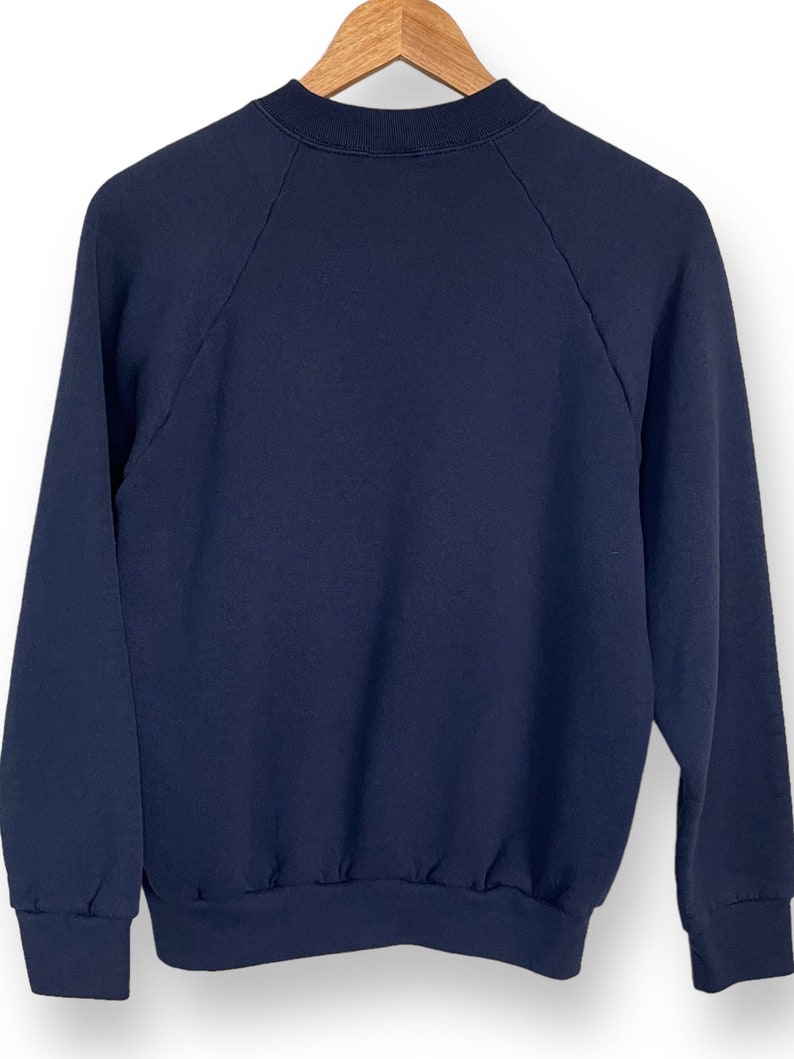 Vintage 1990s Blue Crewneck Sweatshirt M/L Etsy