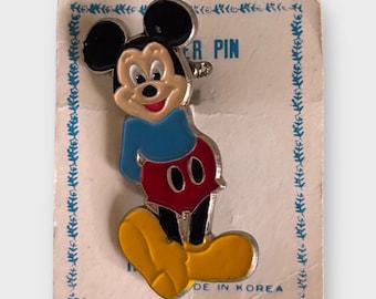 Vintage Mickey Mouse-verspreider, handgeschilderd