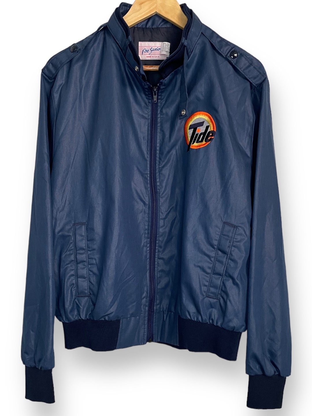 Tide Racing Jacket 1980's Tide Racing Promotional Jacket Made in USA XL - Etsy