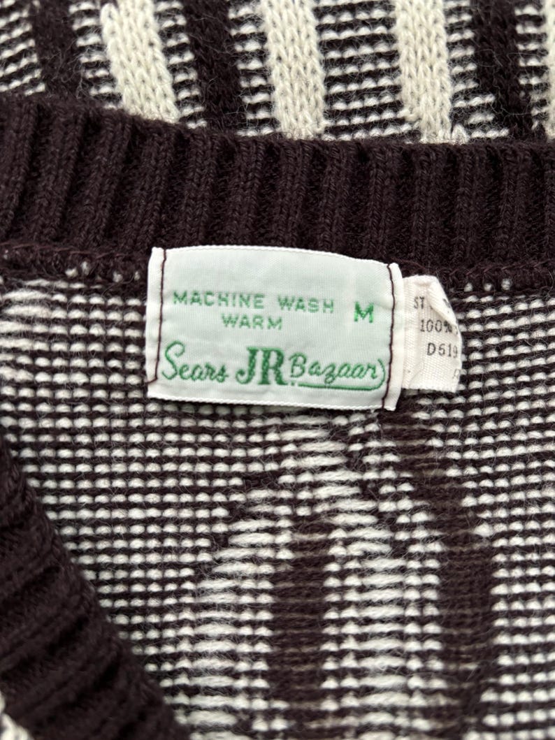 Vintage 1970s Knit Sweater Vest M Etsy UK