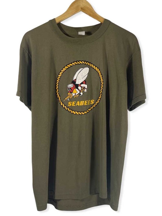 1980’s US Navy SEABEES T-shirt (L/XL)